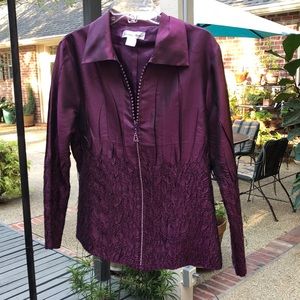 Beautiful, rich plum blouse!
